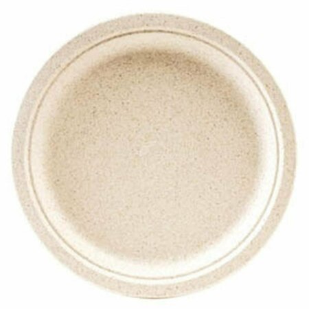 GREEN WAVE INTERNATIONAL OV-P009 PEC 9 in. Bagasse Ovation Round Plate, Beige, 500PK OV-P009  (PEC)